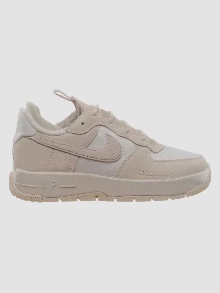 Кросівки NIKE Air Force 1 Wild замша/текстиль бежевий