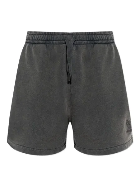 Pantaloni scurți Marant Etoile cu broderie gri