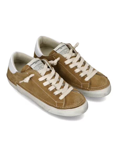 Buty do tenisa Philippe Model zamszowe do tenisa brązowe