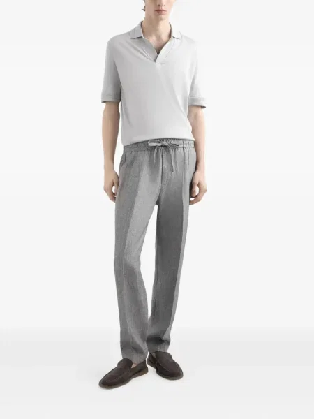 Polo Dolce & Gabbana de mătase gri