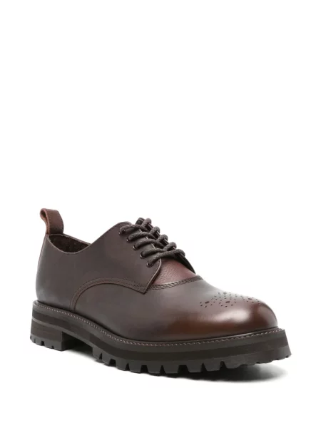 Pantofi derby Hender Scheme din piele maro