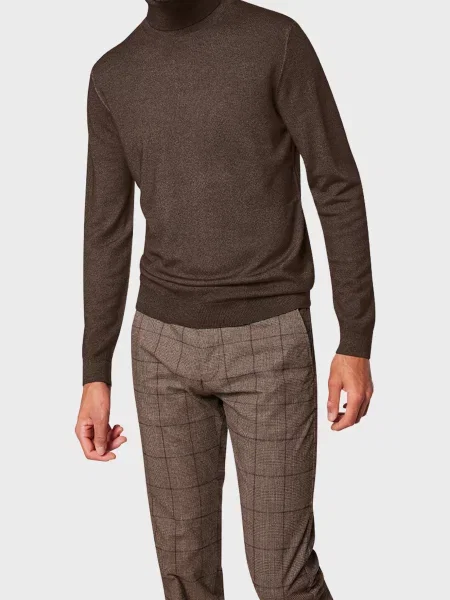 Вовняна водолазка Pierre Cardin коричнева