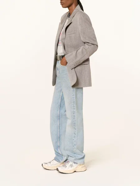 Golden Goose Rovné Džíny Journey blue modré