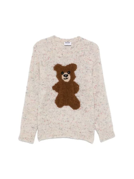 Sweter Moschino beżowy