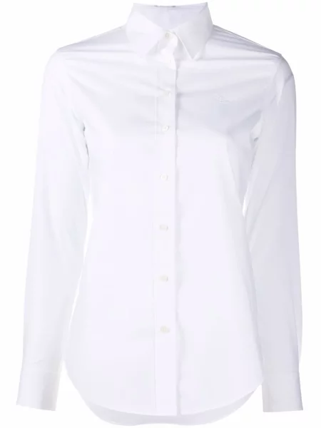 Cămașă Lauren Ralph Lauren cu broderie alb