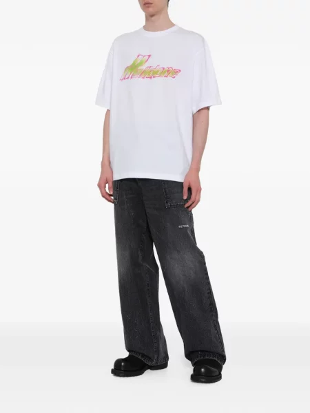 Tricou We11done cu imagine alb