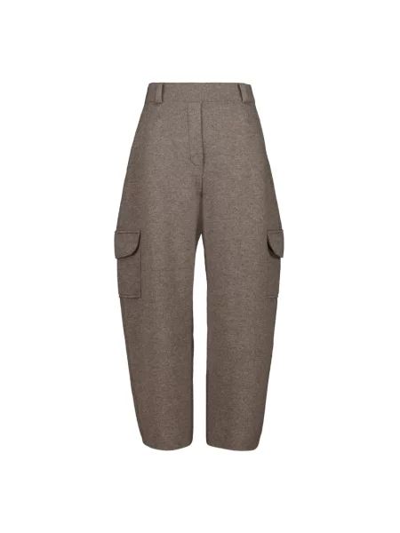 Spodnie Lisa Yang z kaszmiru brązowe