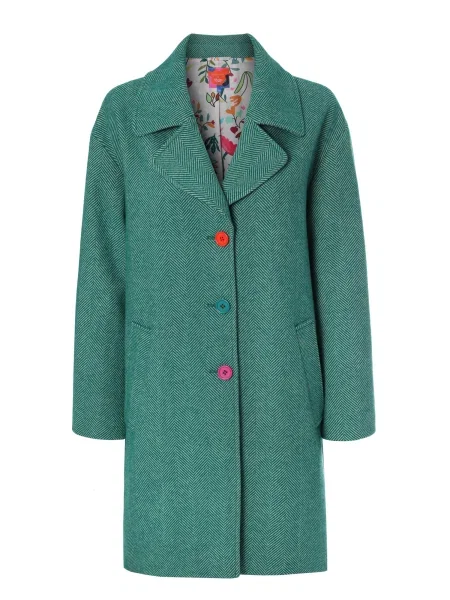 TATUUM Palton de primăvară-toamnă turcoaz