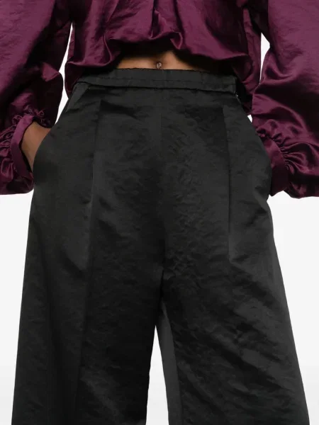 Pantaloni Forte_forte plisate negru