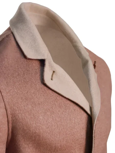 Palton Kiton din cașmir maro