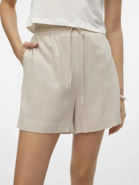Повседневные шорты Vero Moda бежевые