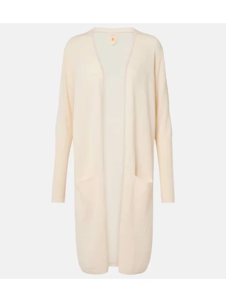 Cardigan Jardin Des Orangers de lână bej