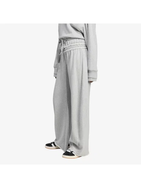 Потници adidas SST Double Waisted Pant Medium Grey Heather L сиво