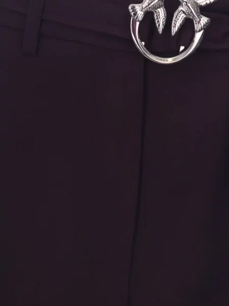 Cu centură pantaloni Pinko violet
