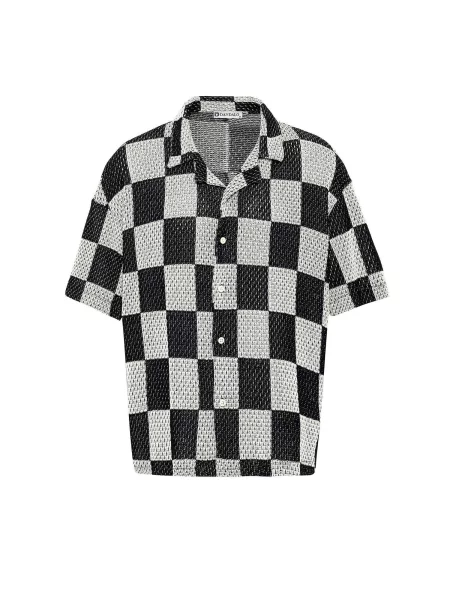Dandalo Cămașă David gri negru