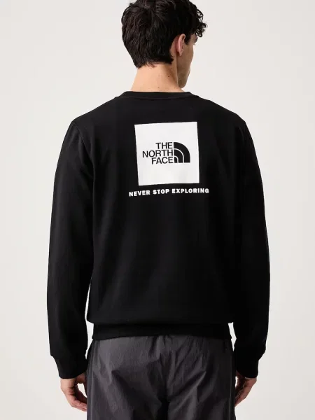 The North Face bluza z bawełną Evolution czarna