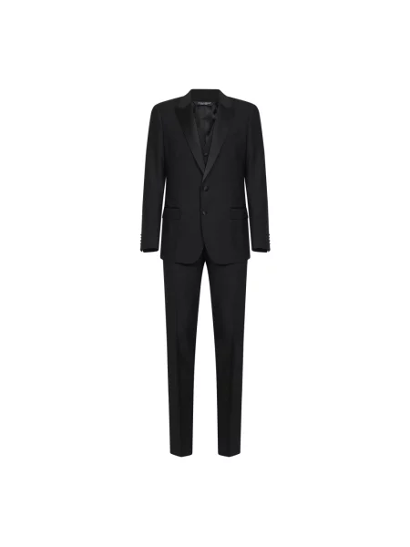 Garnitur Dolce And Gabbana wełniany czarny