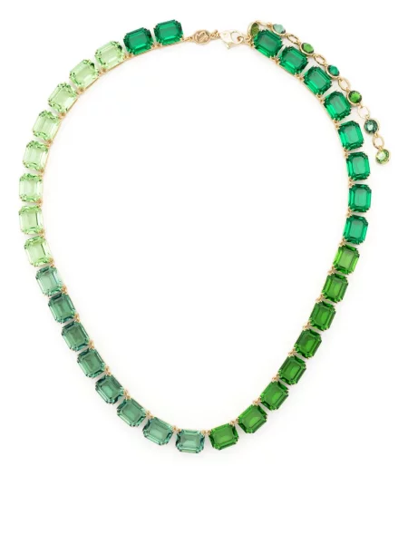 Colier Swarovski de cristal verde