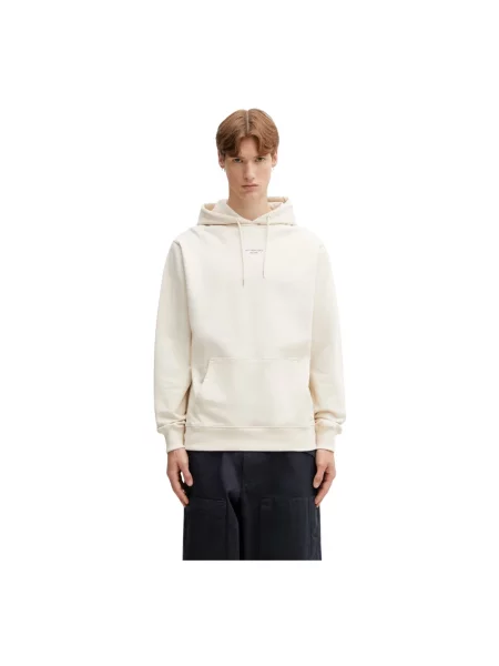 Drôle de Monsieur bluza z kapturem Le Hoodie Slogan Classique beżowa