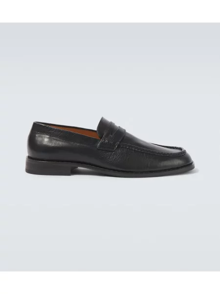 Pantofi loafer Our Legacy din piele negru