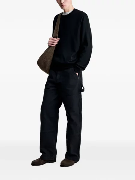 Pulover A.p.c. cu imagine cu decolteu rotund negru