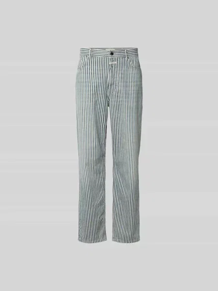 Jeansy o kroju straight fit z naszywką z logo Closed