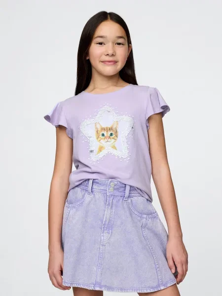Тениска Gap сиво