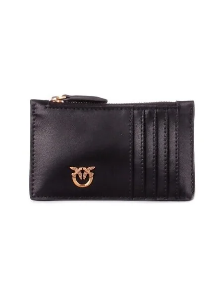 Portofel Pinko din piele negru