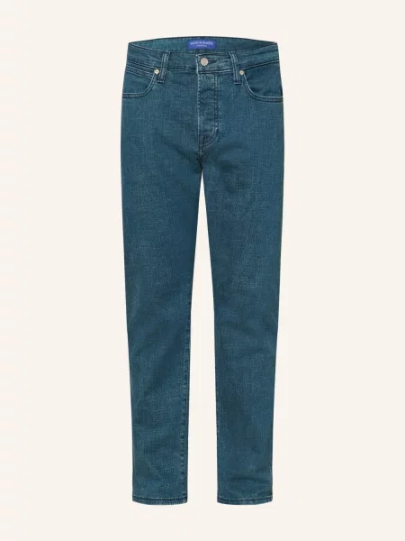Scotch & Soda Jeansy The Zee O Regularnym Prostym Kroju blau granatowe