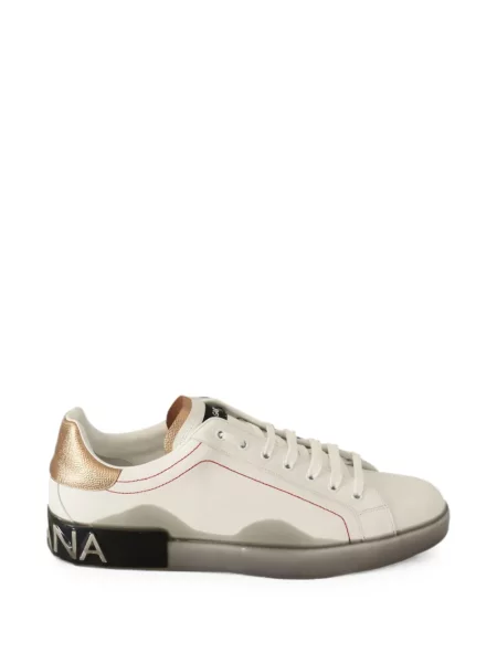 Sneakersy Dolce And Gabbana skórzane białe