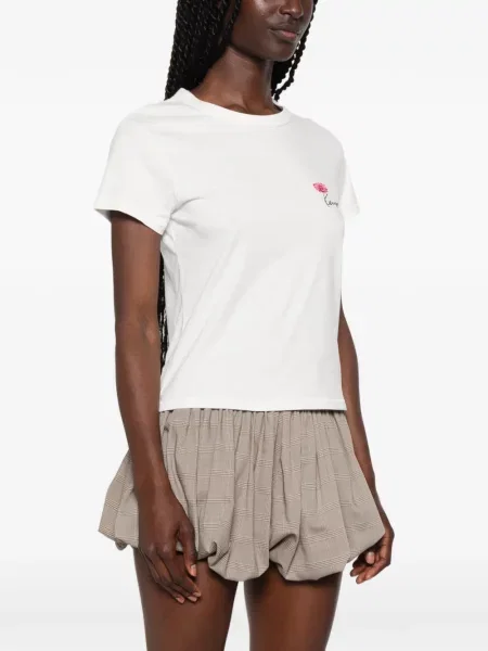 Tricou Kenzo cu model floral alb