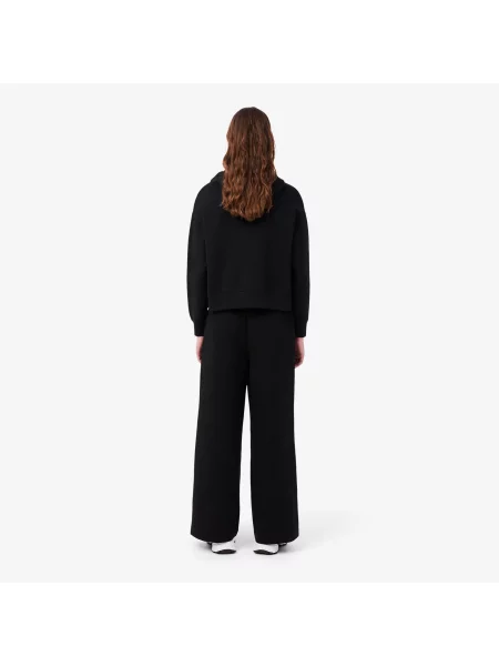 Lacoste Szerokie Spodnie Dresowe Z Jerseyu czarne