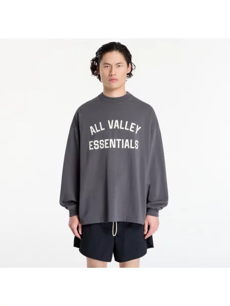 Tricou Fear Of God Essentials Merch Long Sleeve Tee Iron Grey L gri