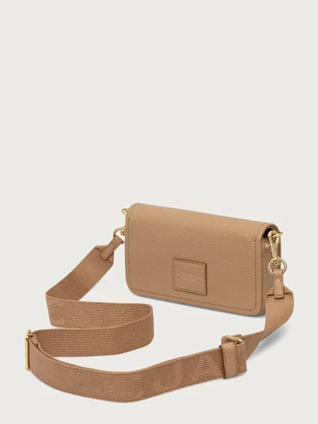Bőr kézitáska Marc Jacobs bézs