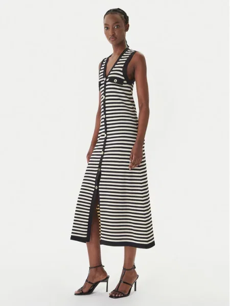 Úpletové šaty LOLA CASADEMUNT černé