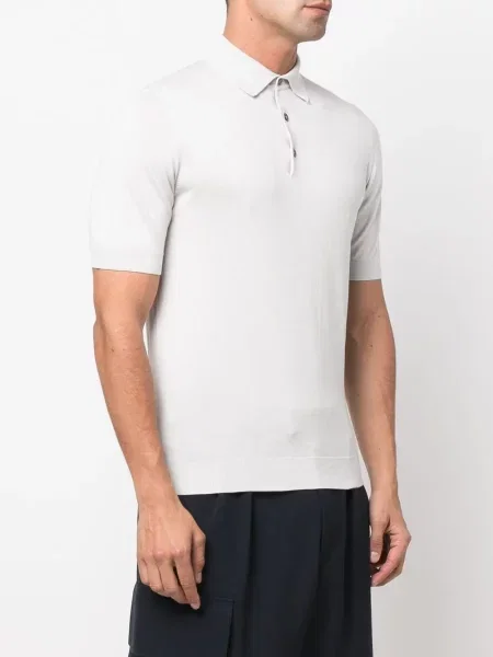 Tricou polo Dell'oglio gri