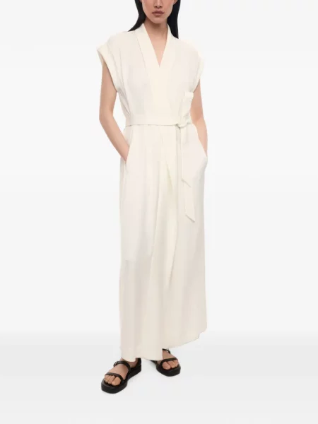 Rochie maxi 12 Storeez plic alb
