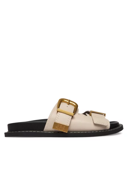 Шлепанцы Steve Madden бежевые