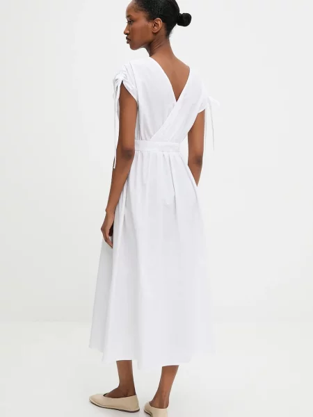 Сукня Answear Lab midi розкльошена білий
