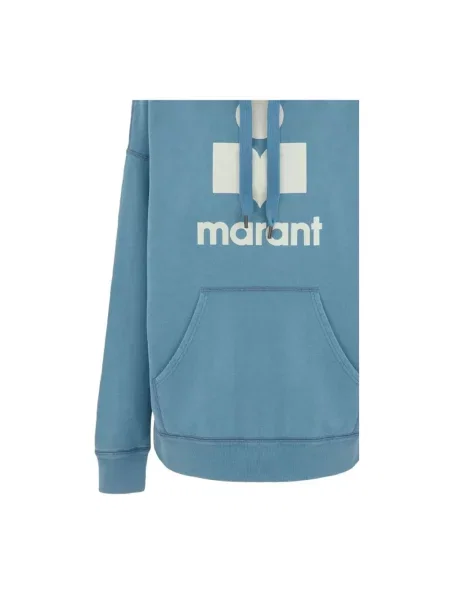 Bluza z kapturem Isabel Marant niebieska