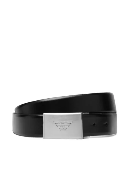 Pásek Emporio Armani černý