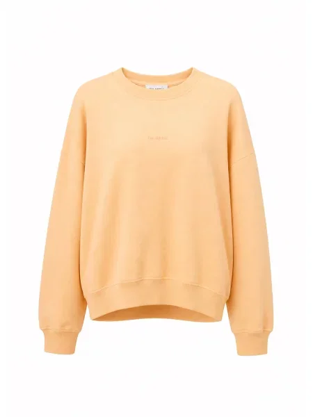 OH APRIL Mikina Soft Life světlemodrá broskvová oranžová