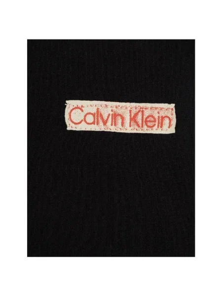 Gyerek póló Calvin Klein Jeans fekete