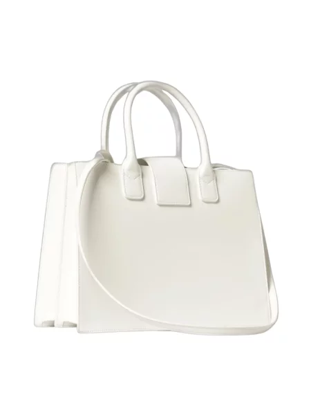 Torebka Emporio Armani skórzana biała