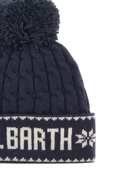 Beanie Mc2 Saint Barth tricotate albastru