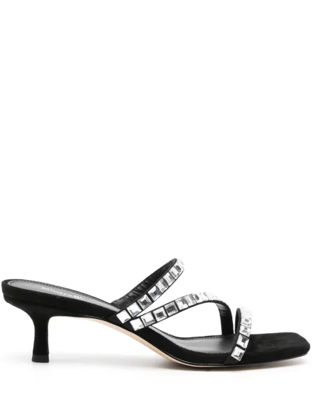 Pantaloni Michael Michael Kors de cristal din jacard de costum gri