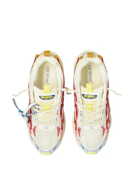 Маратонки Off-white с връзки с дантела бяло