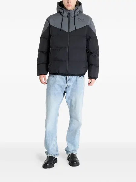 Яке Ea7 Emporio Armani с качулка черно