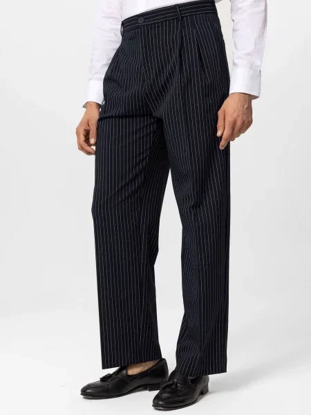 Antioch Pantaloni bleumarin alb