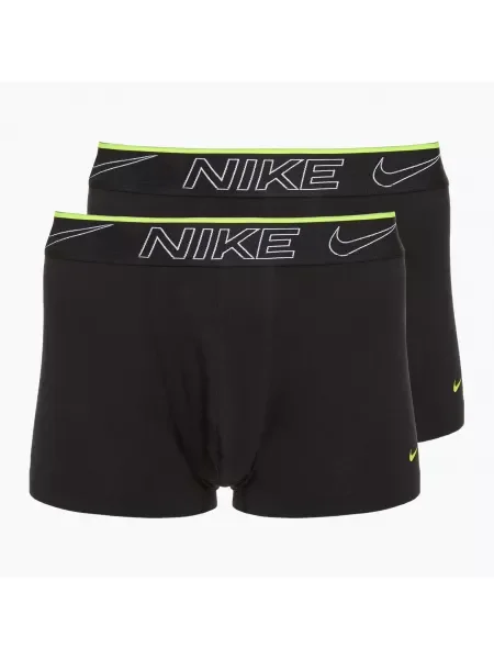 Férfi boxeralsó Nike Elite Cotton Stretch Trunk 2 pár több színben Elite Cotton Stretch Trunk fekete
